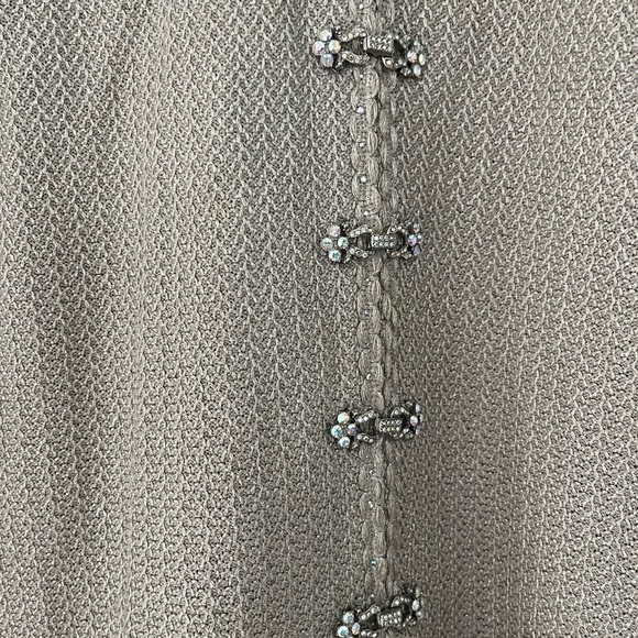 St. John Silver Textured Blazer - Picture 8 of 14